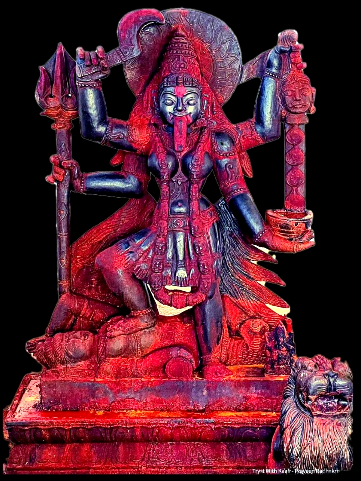 Ma Kali worshipped through the Kakaradi Kali Sahasranama names 223 to 333